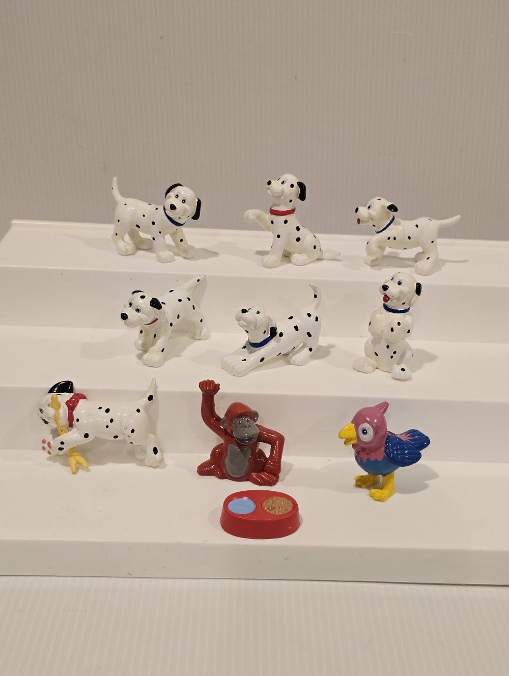 Vintage Jasman Animal PVC Figure Set